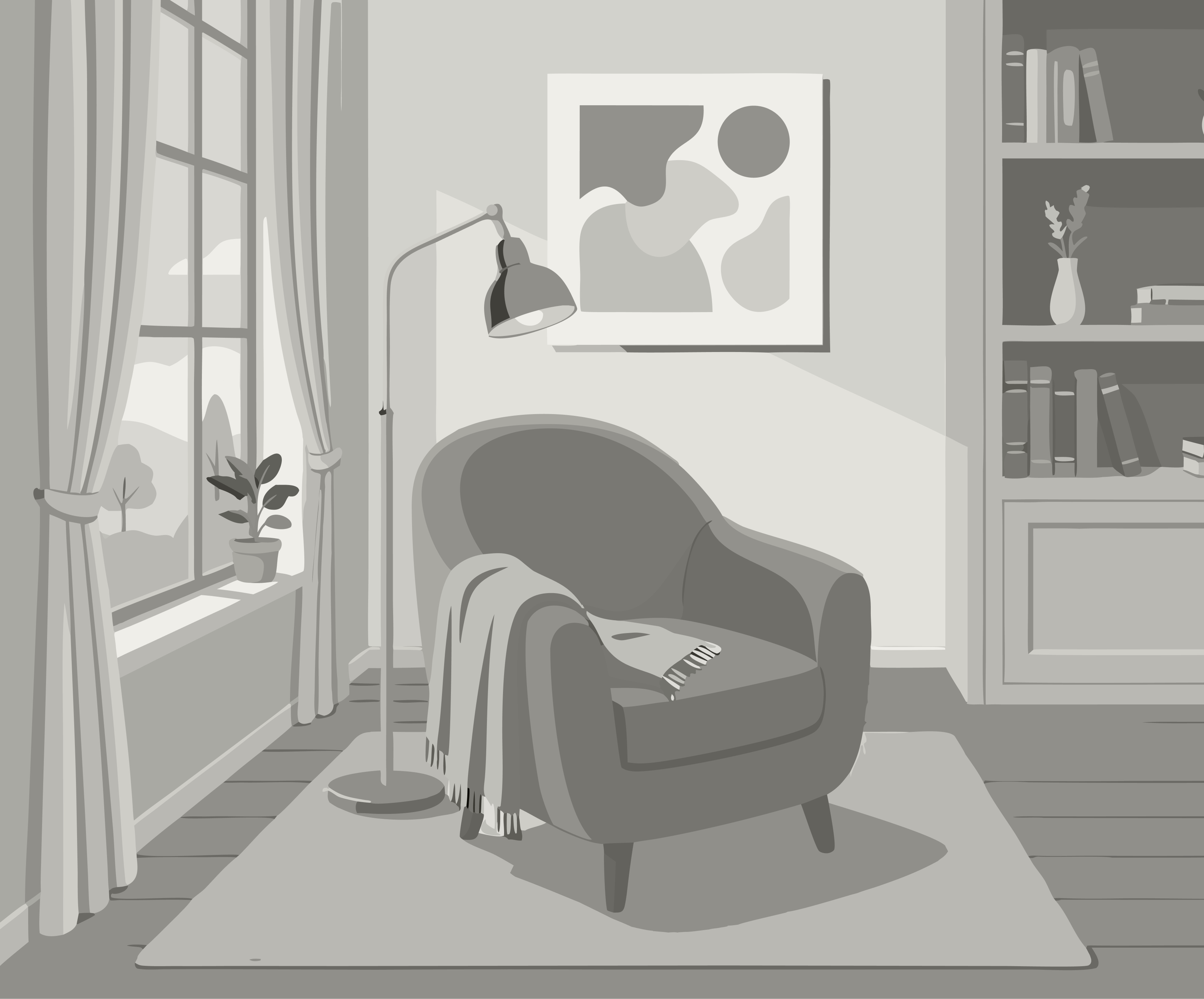 Two Adjacent Double Rooms (non communicating)